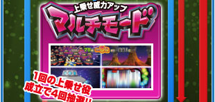 上乗せ威力アップ　マルチモード　1回の上乗せ役成立で4回抽選！！