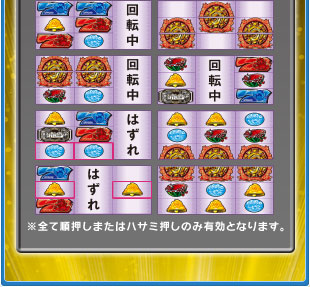 ※すべて類押しまたはハサミ押しのみ有効となります。