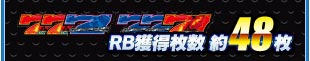 RB獲得枚数 約48枚